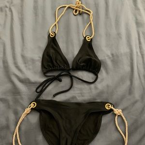 Vix black string bikini